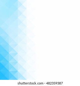 Blue Grid Mosaic Background, Creative Design Templates