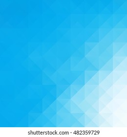 Blue Grid Mosaic Background, Creative Design Templates