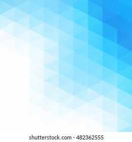 Blue Grid Mosaic Background, Creative Design Templates