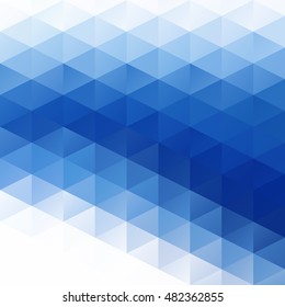 Blue Grid Mosaic Background, Creative Design Templates