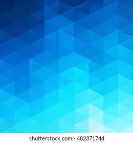 Blue Grid Mosaic Background, Creative Design Templates