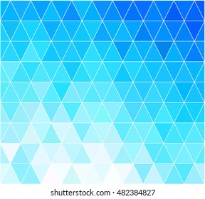 Blue Grid Mosaic Background, Creative Design Templates
