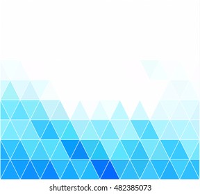Blue Grid Mosaic Background, Creative Design Templates