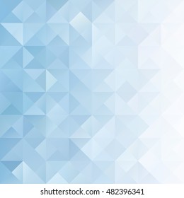 Blue Grid Mosaic Background, Creative Design Templates