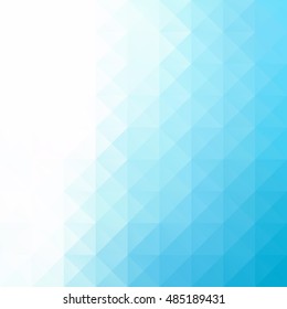 Blue Grid Mosaic Background, Creative Design Templates