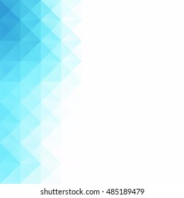 Blue Grid Mosaic Background, Creative Design Templates