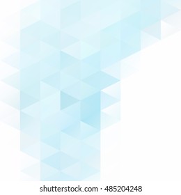 Blue Grid Mosaic Background, Creative Design Templates