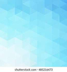 Blue Grid Mosaic Background, Creative Design Templates