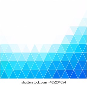 Blue Grid Mosaic Background, Creative Design Templates