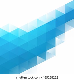 Blue Grid Mosaic Background, Creative Design Templates