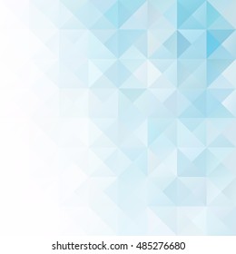 Blue Grid Mosaic Background, Creative Design Templates