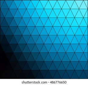 Blue Grid Mosaic Background, Creative Design Templates