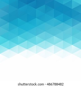 Blue Grid Mosaic Background, Creative Design Templates