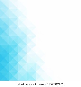 Blue Grid Mosaic Background, Creative Design Templates