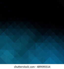 Blue Grid Mosaic Background, Creative Design Templates
