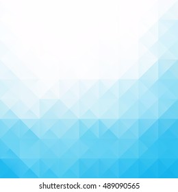 Blue Grid Mosaic Background, Creative Design Templates