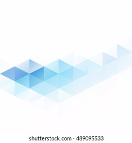Blue Grid Mosaic Background, Creative Design Templates