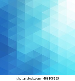 Blue Grid Mosaic Background, Creative Design Templates