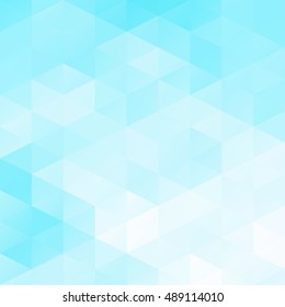 Blue Grid Mosaic Background, Creative Design Templates