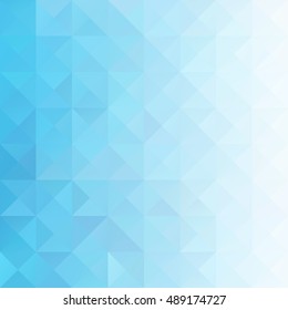Blue Grid Mosaic Background, Creative Design Templates