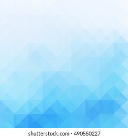 Blue Grid Mosaic Background, Creative Design Templates