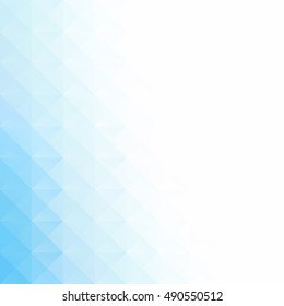 Blue Grid Mosaic Background, Creative Design Templates