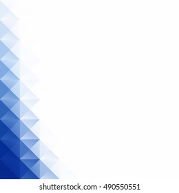 Blue Grid Mosaic Background, Creative Design Templates