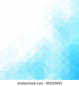 Blue Grid Mosaic Background, Creative Design Templates