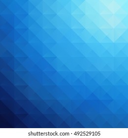 Blue Grid Mosaic Background, Creative Design Templates