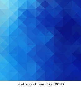 Blue Grid Mosaic Background, Creative Design Templates