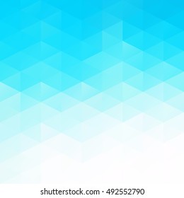 Blue Grid Mosaic Background, Creative Design Templates