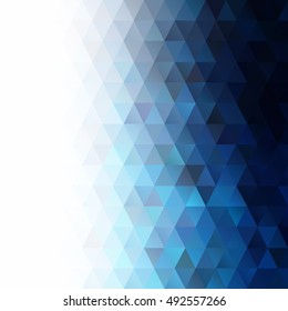 Blue Grid Mosaic Background, Creative Design Templates