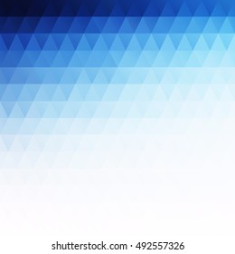Blue Grid Mosaic Background, Creative Design Templates