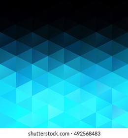 Blue Grid Mosaic Background, Creative Design Templates