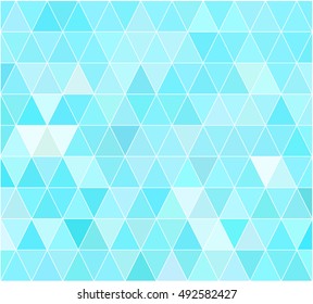 Blue Grid Mosaic Background, Creative Design Templates