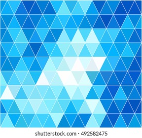 Blue Grid Mosaic Background, Creative Design Templates