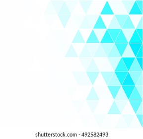 Blue Grid Mosaic Background, Creative Design Templates