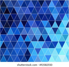 Blue Grid Mosaic Background, Creative Design Templates