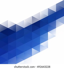 Blue Grid Mosaic Background, Creative Design Templates