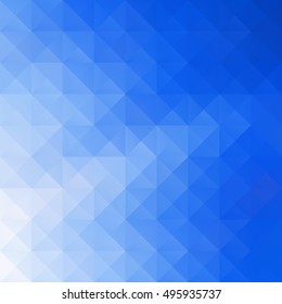 Blue Grid Mosaic Background, Creative Design Templates