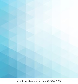 Blue Grid Mosaic Background, Creative Design Templates