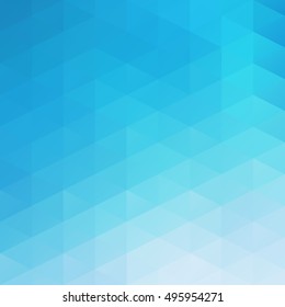 Blue Grid Mosaic Background, Creative Design Templates