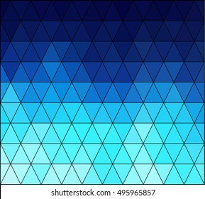 Blue Grid Mosaic Background, Creative Design Templates