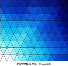 Blue Grid Mosaic Background, Creative Design Templates