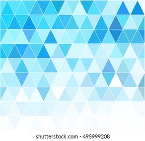 Blue Grid Mosaic Background, Creative Design Templates