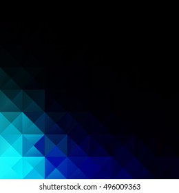 Blue Grid Mosaic Background, Creative Design Templates
