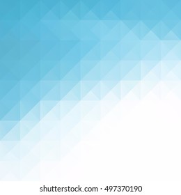 Blue Grid Mosaic Background, Creative Design Templates