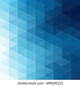 Blue Grid Mosaic Background, Creative Design Templates