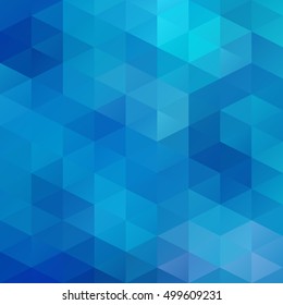 Blue Grid Mosaic Background, Creative Design Templates