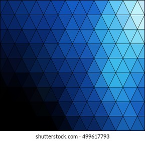 Blue Grid Mosaic Background, Creative Design Templates